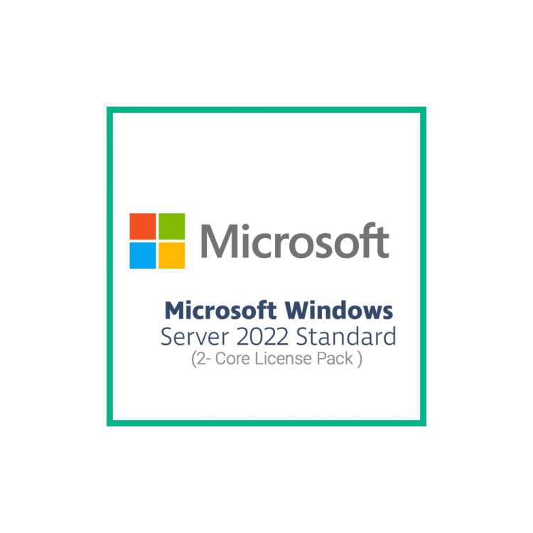 Microsoft Windows Server 2022 Standard - 2 Core License Pack - Kalıcı Lisans